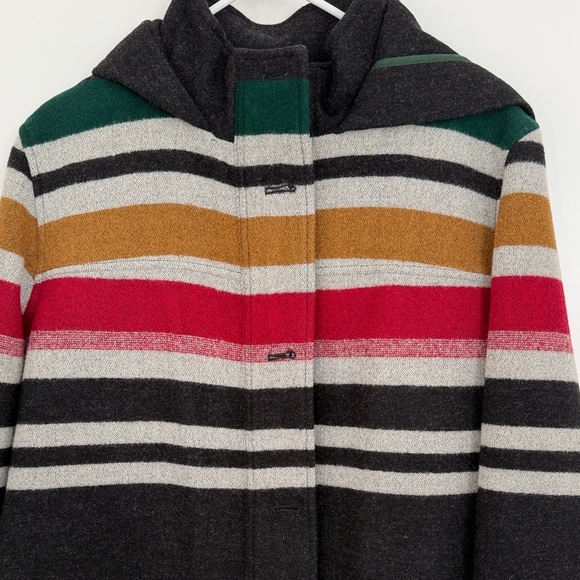 Women’s Pendleton Wool Hooded Coat size M - Picture 3 of 11